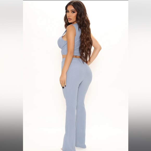 NWT Matching Set - Light Blue Top and Pants Size Small - Picture 6 of 6